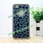 Luxury Bling Rhinestone Crystal Leopard Protective Case Cover for iPhone 5 Blue