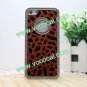 Luxury Bling Rhinestone Crystal Leopard Protective Case Cover for iPhone 5 Red