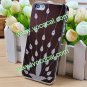 Peacock Tail Hard Protective Case Cover Skin for iPhone 5 Brown