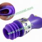 Lily Wine Bottle Plug Cap Pour Pourer Silicone Shutoff Seal Stopper Purple