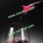 Lily Wine Bottle Plug Cap Pour Pourer Silicone Shutoff Seal Stopper Red