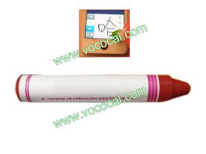 New Crayon Capacitive Stylus Touch Pen for iPhone 5 iPad Samsung N7100 Red
