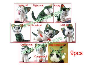 9 Pcs Cute Chi's Cat 3.5mm Dustproof Plug Ear Cap for iPhone 5 4 Samsung i9300