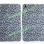 PU Leather Leopard Protective Stand Case Cover Skin for iPad Mini Offwhite