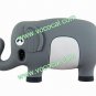 New Cute 3D Long Nose Elephant Silicone Case Cover Skin for iPhone 4 4S Gray