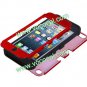 Dual Color Silicone + PC Protective Case Cover Skin for iPod Touch 5 Black + Red