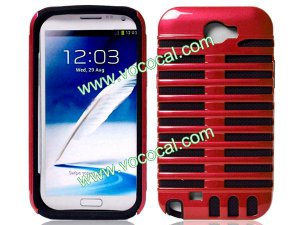 PC + Silicone Dual Protective Case Cover Skin for Samsung Galaxy Note 2 N7100