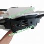 Airship Shape TF Card USB FM Radio Portable Speaker Sound Box Silver + White
