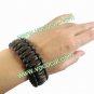 Adjustable Paracord Parachute Cord Survival Bracelet Wristband w/ Steel Buckle