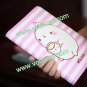 Cute Cartoon Potato Rabbit PU Leather Case Cover for iPad 2 The New iPad 3