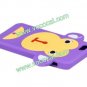 Cute Cartoon 3D Big Monkey Silicone Case Cover Skin for iPhone 5 Purple