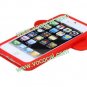 Cute Cartoon 3D Big Monkey Silicone Case Cover Skin for iPhone 5 Red