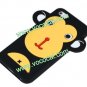 Cute Cartoon 3D Big Monkey Silicone Case Cover Skin for iPhone 5 Black