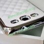 Luxury Sheepskin PU Leather Plating Case Cover Skin for Samsung Galaxy S3 White