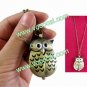 Cool Owl Antique Retro Quartz Pocket Watch Necklace Chain Pendant