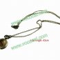 Antique Retro Pocket Watch Necklace Chain Pendant Crystal Glass Carving