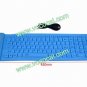 USB 2.0 Silicone Roll Up Foldable Flexible PC Computer Keyboard Blue