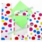 Color Full Body Sticker Screen Protector Film for iPhone 4 4S Dot Pattern