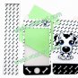 Color Full Body Sticker Screen Protector Film for iPhone 4 4S Dog Bone Pattern