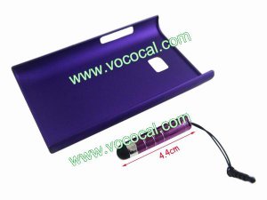 Hard PC Protective Case Cover Skin for LG E400 Optimus L3 With Stylus Pen Purple