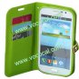 PU Leather Book Stand Case Cover for Samsung Galaxy Grand DUOS I9082 I9080 Green
