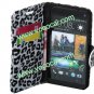 PU Leather Leopard Book Wallet Stand Case Cover for HTC One M7