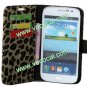 PU Leather Leopard Wallet Stand Case Cover for Samsung Galaxy Grand DUOS I9082