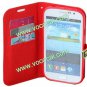 PU Leather Book Case Cover for Samsung Galaxy Grand DUOS I9082 I9080 Red