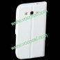 PU Leather Book Stand Case Cover for Samsung Galaxy Grand DUOS I9082 I9080 White