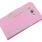 PU Leather Book Stand Case Cover for Samsung Galaxy Grand DUOS I9082 I9080 Pink