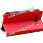PU Leather Book Stand Case Cover for Samsung Galaxy Grand DUOS I9082 I9080 Red