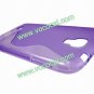S Line Flexible TPU Case Cover Skin for Samsung Galaxy S4 i9500 Purple