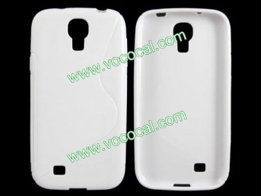 S Line Flexible TPU Case Cover Skin for Samsung Galaxy S4 i9500 White