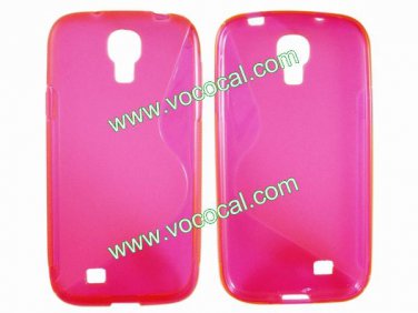 S Line Flexible TPU Case Cover Skin for Samsung Galaxy S4 i9500 Rose