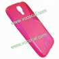 S Line Flexible TPU Case Cover Skin for Samsung Galaxy S4 i9500 Rose