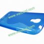 S Line Flexible TPU Case Cover Skin for Samsung Galaxy S4 i9500 Blue