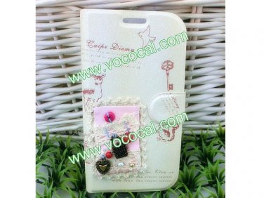 Cartoon Cute PU Leather Flip Case Cover for Samsung Galaxy Grand DUOS I9082
