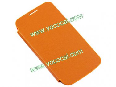 PU Leather Flip Back Battery Cover Case for Samsung Galaxy Premier I9260 I9268