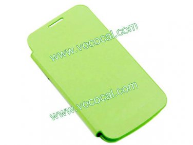 PU Leather Flip Back Battery Cover Case for Samsung Galaxy Premier I9260 I9268