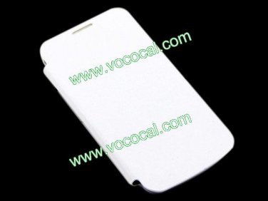 PU Leather Flip Back Battery Cover Case for Samsung Galaxy Premier I9260 I9268