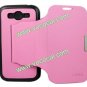 PU Leather Book Flip Stand Case Cover for Samsung Galaxy Grand Duos I9082 Pink