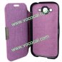 PU Leather Book Flip Stand Case Cover for Samsung Galaxy Grand Duos I9082 Pink