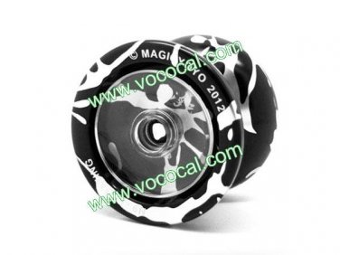 New Professional Magic Aluminum Metal N9 YoYo Yo-Yo Ball Toys Silver + Black