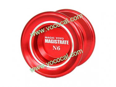 New Professional Magic Aluminum Metal YoYo Yo-Yo N6 Red