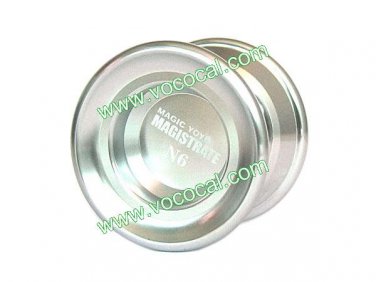 New Professional Magic Aluminum Metal YoYo Yo-Yo N6 Silver
