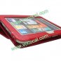 PU Leather Book Stand Case Cover for Amazon Kindle Fire HD 8.9 Inch Tablet Red