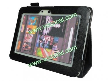 PU Leather Book Stand Case Cover for Amazon Kindle Fire HD 8.9 Inch Tablet Black