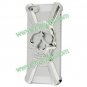 X Shape New Special Skull Hard Case Cover Skin for iPhone 5 Silver