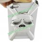 X Shape New Special Skull Hard Case Cover Skin for iPhone 5 Silver