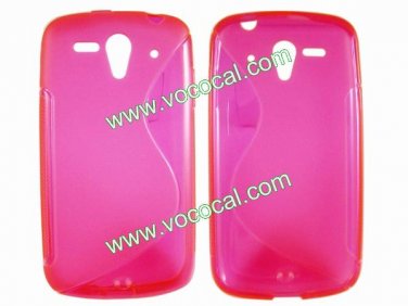 S Line Soft Flexible TPU Case Cover Skin for Huawei Ascend G300 U8818 Pink